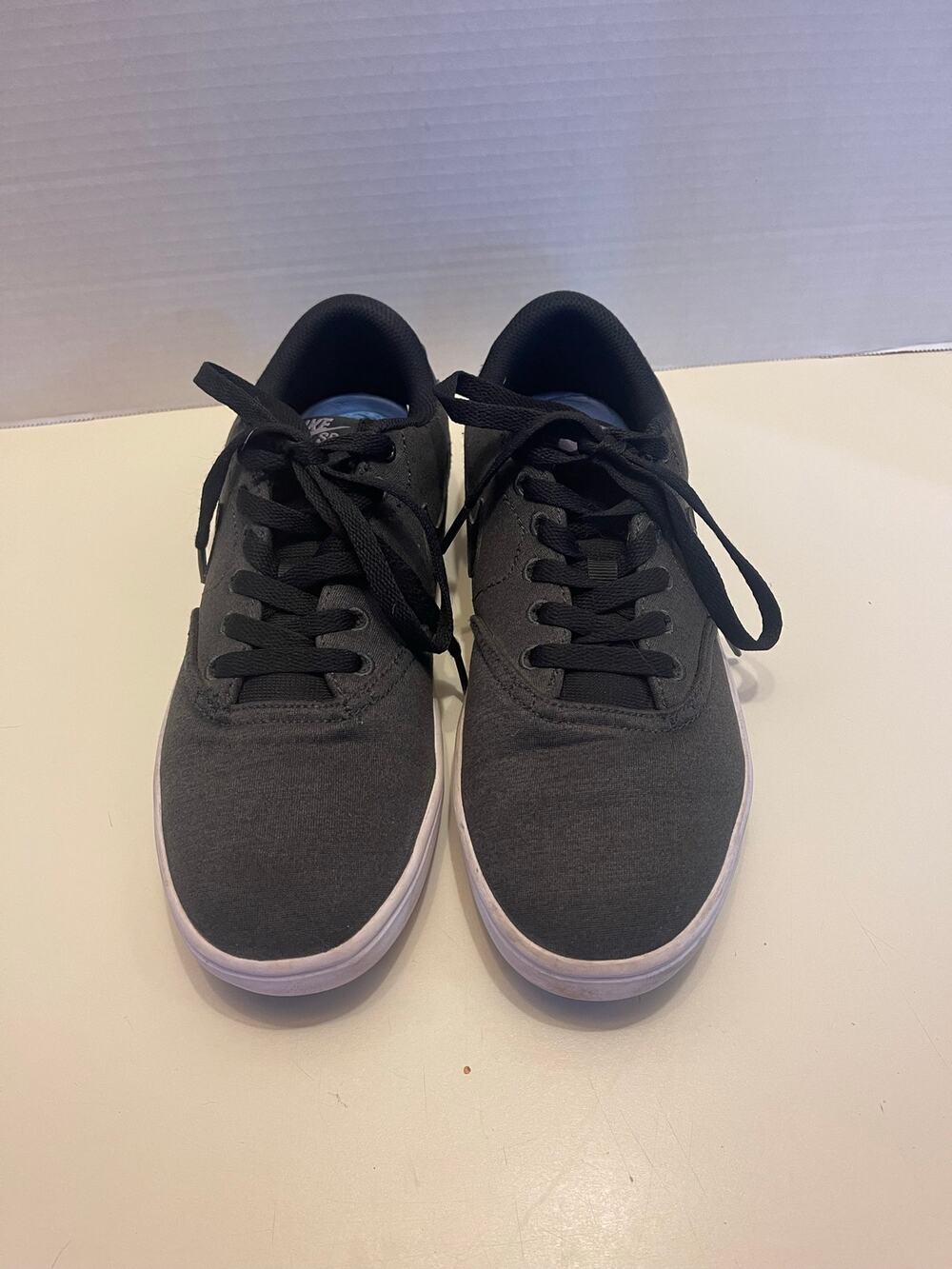Nike SB Check Solarsoft Grey Canvas Skate Sneakers